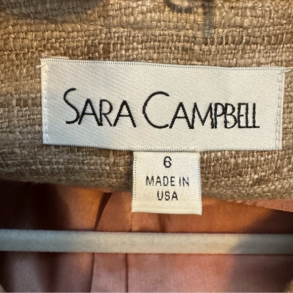 Sara Campbell Long Line Silk Blazer - Picture 4 of 7